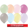 B 085 Шар  10,5"/27 см, пастель, ассорти матовый/macaron (спеццена)