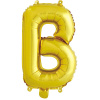 Шар-буква, фольга, золотая, "Буква В", 41 см (Falali)