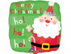 Шар -квадрат, фольга, 18"/46 см,  НГ "Санта Клаус" (AN)