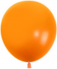 K Шар 18"/46 см, пастель, оранжевый/Orange (ТМ 512)