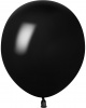 K Шар  5"/13 см,  пастель, черный/Black (ТМ 512)