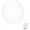 A BUBBLE сфера 18"/46 см, кристалл,  прозрачный/Clear (AN), инд. уп (мак. скидка 10%)