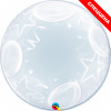 П BUBBLE  DECO 22"/56 см, "Шары и звезды" (QL), инд. уп (спеццена)
