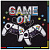 Салфетки "GAME ON", 33х33, 12 шт.