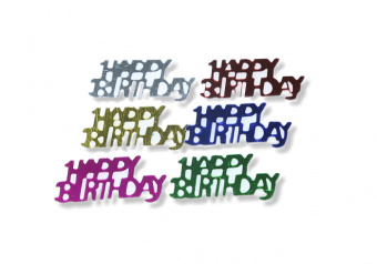 Конфетти "Happy Birthday", ассорти, 15 г (спеццена)
