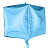 Шар 3D куб, фольга,  26"/65 см, голубой/Cool Blue (Agura), инд. уп.