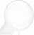 K BUBBLE сфера 22"/56 см, прозрачный "Bubble, Wide Tail, широкий клапан" (Falali)