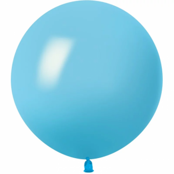 K Шар 24"/60 см, пастель, голубой/Blue (ТМ 512)