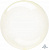 A BUBBLE сфера 18"/46 см, кристалл, желтый/Yellow (AN), инд. уп (мак. скидка 10%)