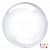 K BUBBLE сфера 24"/61 см, прозрачный "Bubble" (Смайлберри)