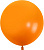 K Шар 36"/91 см, пастель, оранжевый/Orange (ТМ 512)
