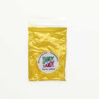 Пигмент порошковый, желтый перламутр / Sunny Yellow, 10 г (спеццена)