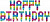 Шары-буквы, фольга, "Happy Birthday. Пиксели ", радужный градиент 16"/41 см (Falali), инд. уп. (спеццена)