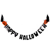 Гирлянда-буквы "Хэллоуин. HAPPY HALLOWEEN, тассел черный", 3 м