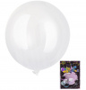K BUBBLE сфера 30"/76 см, прозрачный "Bubble" (Falali), черная упаковка