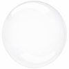 K BUBBLE сфера 18"/46 см, прозрачный "Bubble" (Falali), черная упаковка