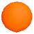 Шар-круг 18"/46 см, неон, оранжевый/Orange (Веселая затея), инд. уп.