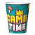 Стакан бумажный "Геймер. Пиксели. Game Time", 250 мл, 6 шт.