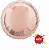 Шар-круг 18"/46 см, фольга, золото розовое/Rose Gold (AN) (спеццена)