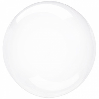 K BUBBLE сфера 24"/61 см, прозрачный (Веселая Затея), инд. уп