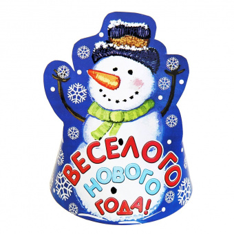 Колпак НГ "Веселого Нового Года", 6 шт.